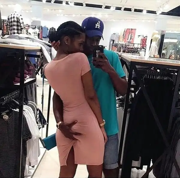  Boyfriend Captured Squeezing His Bae Backside (See Photos)